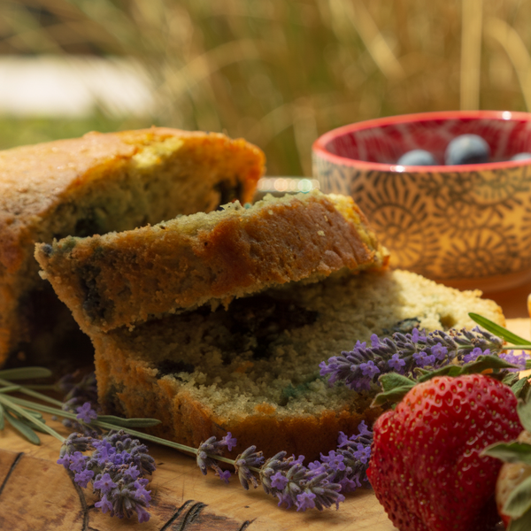 Blueberry & Lavender Bud Cake - Vegan - Snack Size