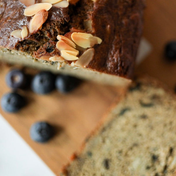 Blueberry & Almond Banana Bread - Two and a Half Irishmen