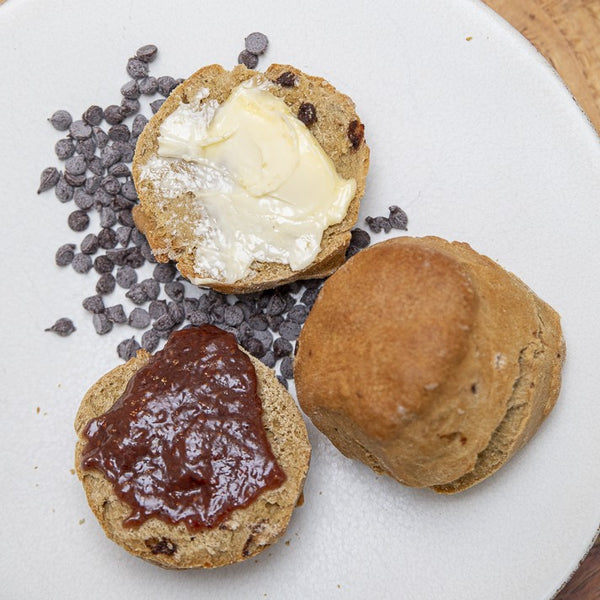 Coffee Chocolate Chip Cream Scones