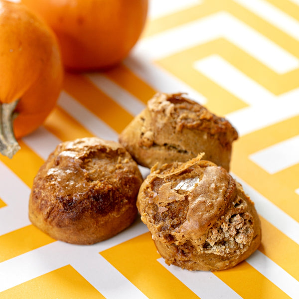Glazed Pumpkin Spice Cream Scones