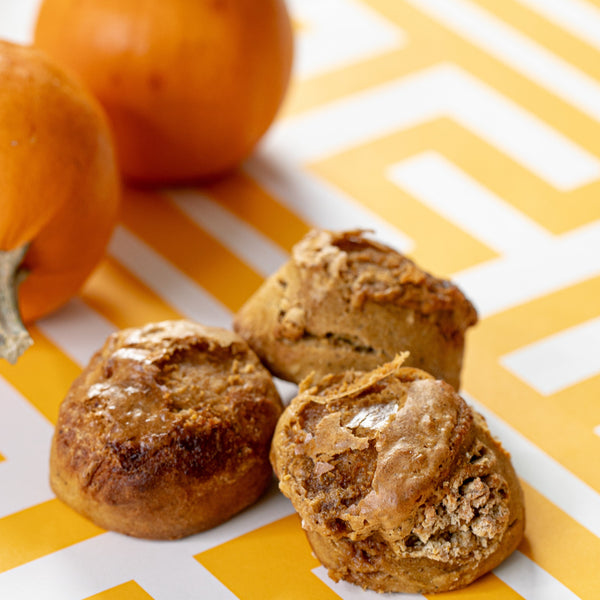 Glazed Pumpkin Spice Cream Scones