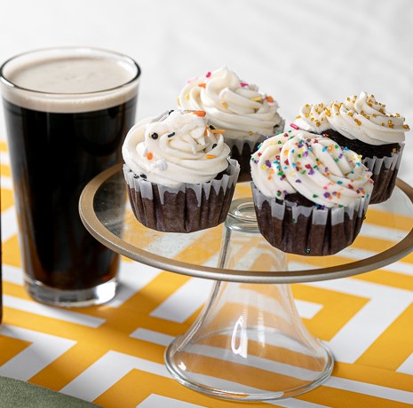 Guinness & Irish Cream Chocolate Cupcake