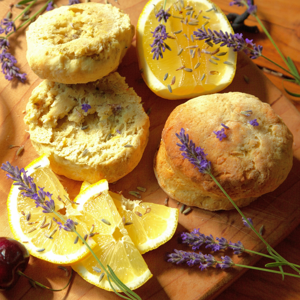 Lemon Lavender Buttermilk Scones