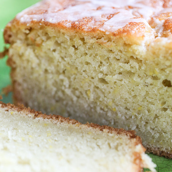 Lemon Glazed Zucchini Bread - Vegan