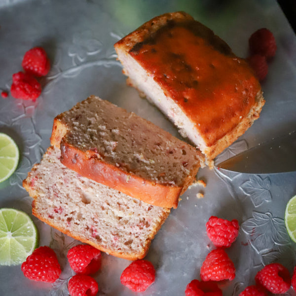 Raspberry Lime 'Rickey' Cake