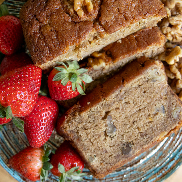 Two and a Half Irishmen - Strawberry Walnut Cake - Vegan