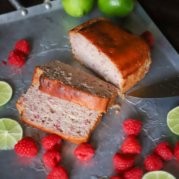 Raspberry Lime 'Rickey' Cake - Gluten Free