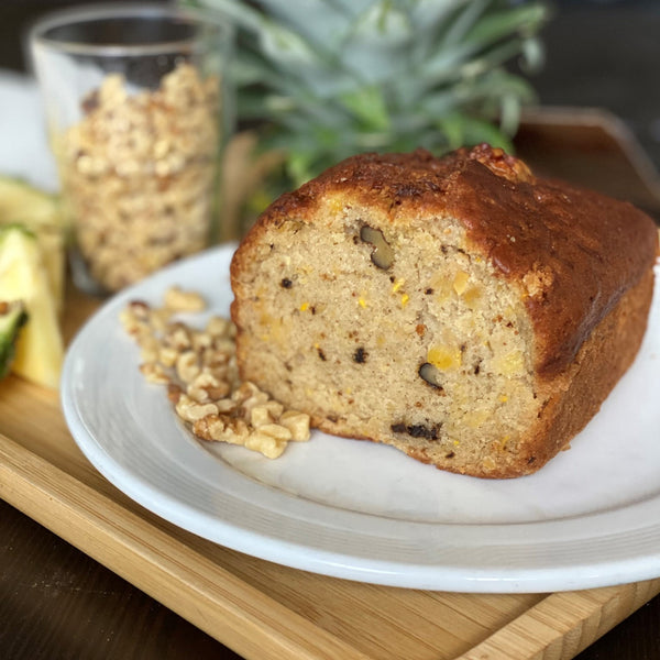 Pineapple & Walnut Zucchini Bread